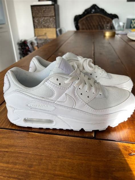 Weiße Nike Air Max 90 Größe 40 online 